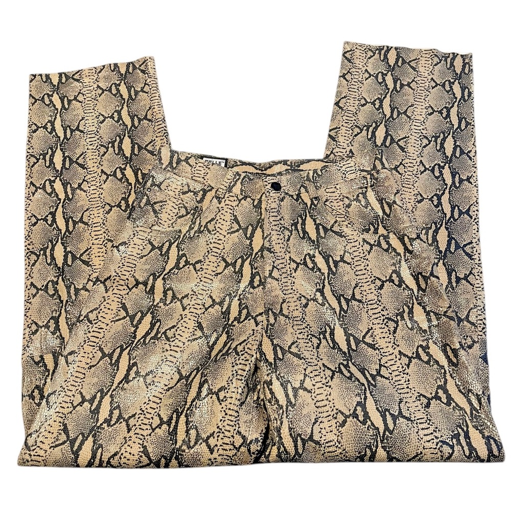 Vintage Wilson’s Genuine Leather Python Snake Pri… - image 2